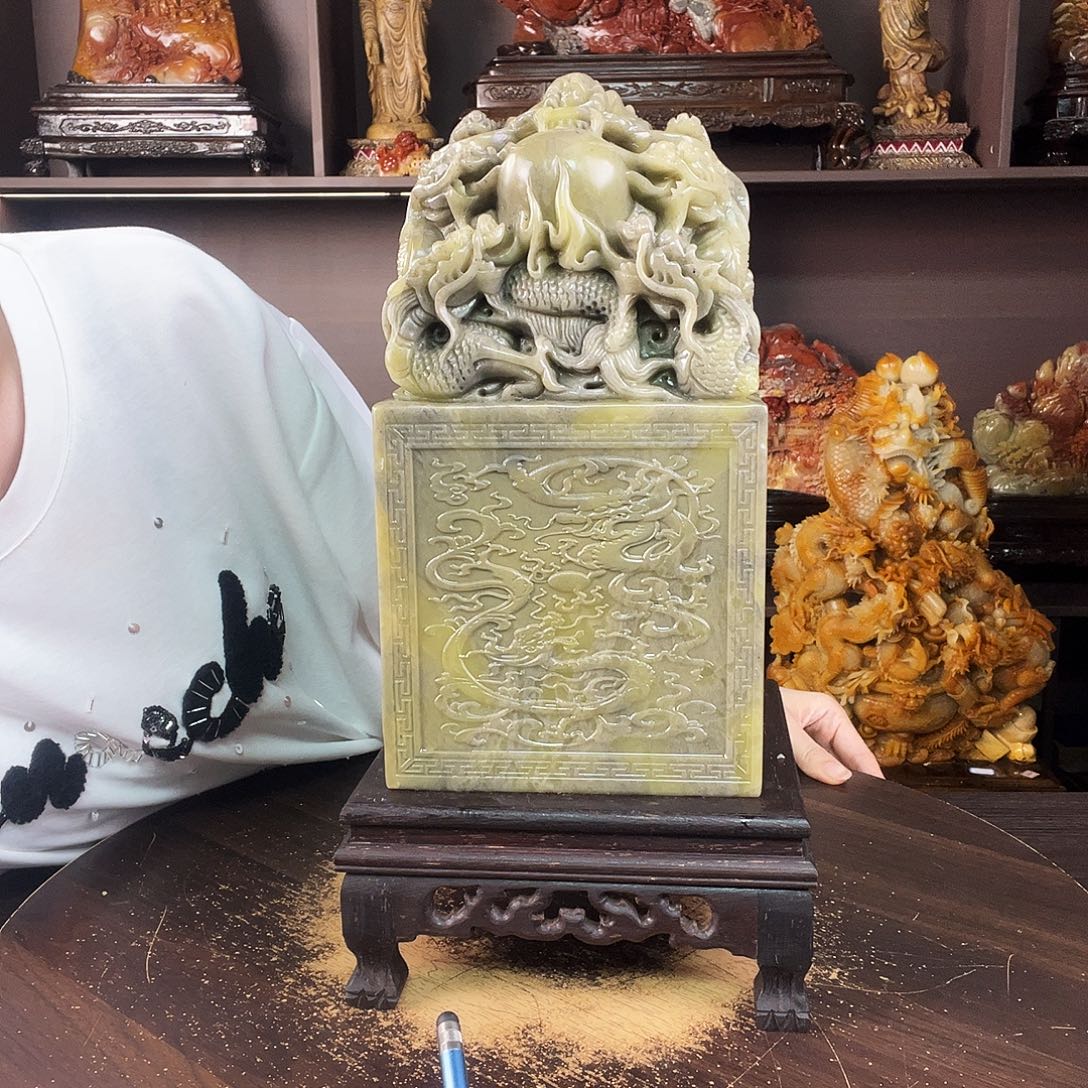 北***鱼寿山石印石。。。。。。。。