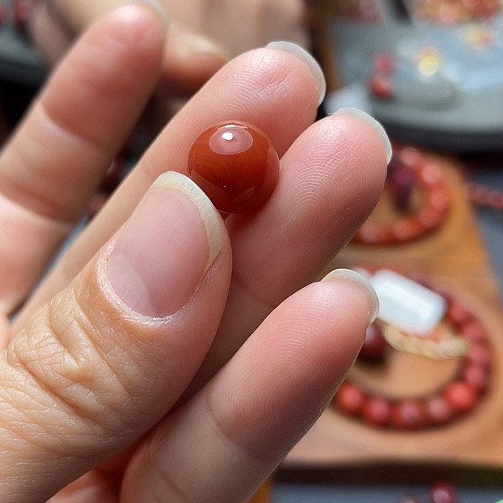 未镶嵌单珠10多样性发1南红玛瑙