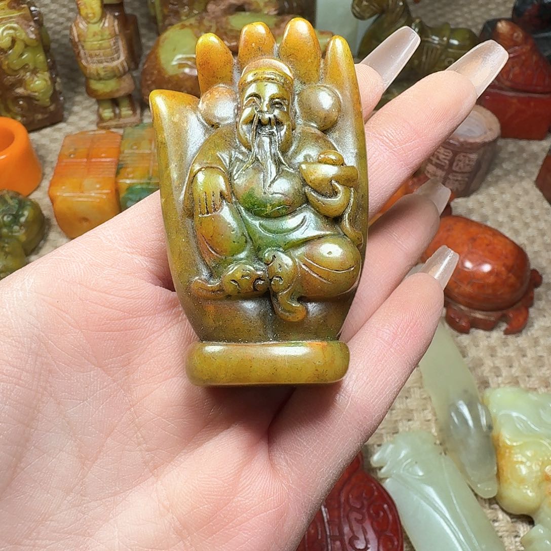 白玉菩提吊坠挂件