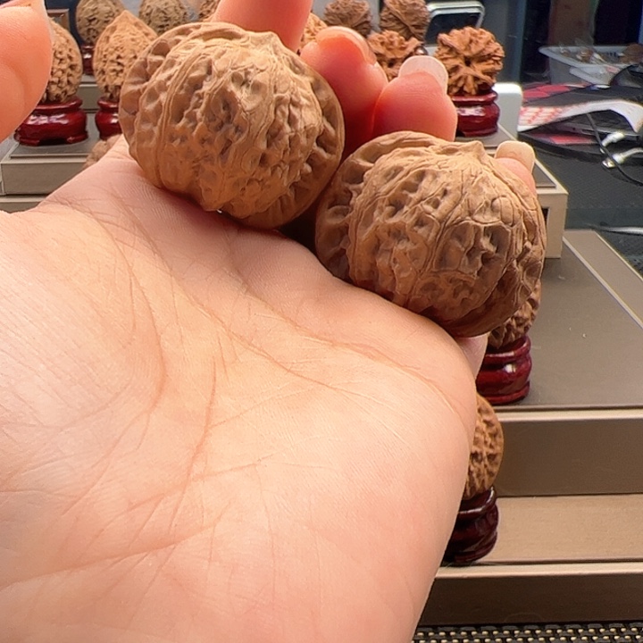 吊坠文玩核桃37 战鼓 f-004