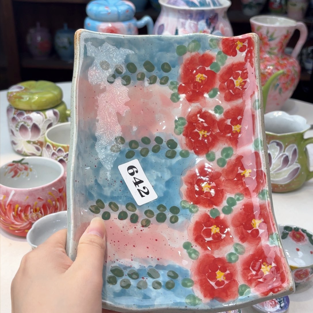 景德镇手绘高温釉下彩陶瓷茶具