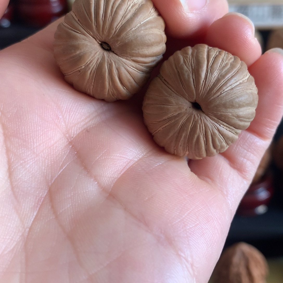 把件文玩核桃文玩金丝南瓜白茬