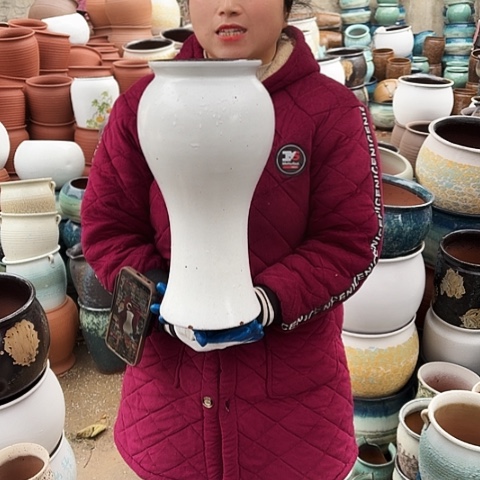 口16高38瑕疵盆瑕 