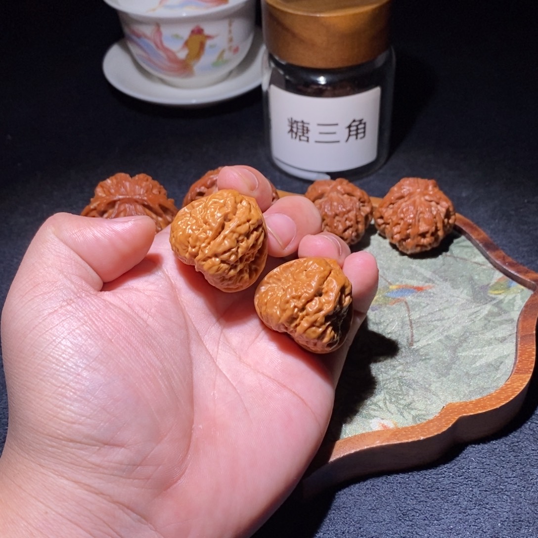 吊坠文玩核桃三角蛙33