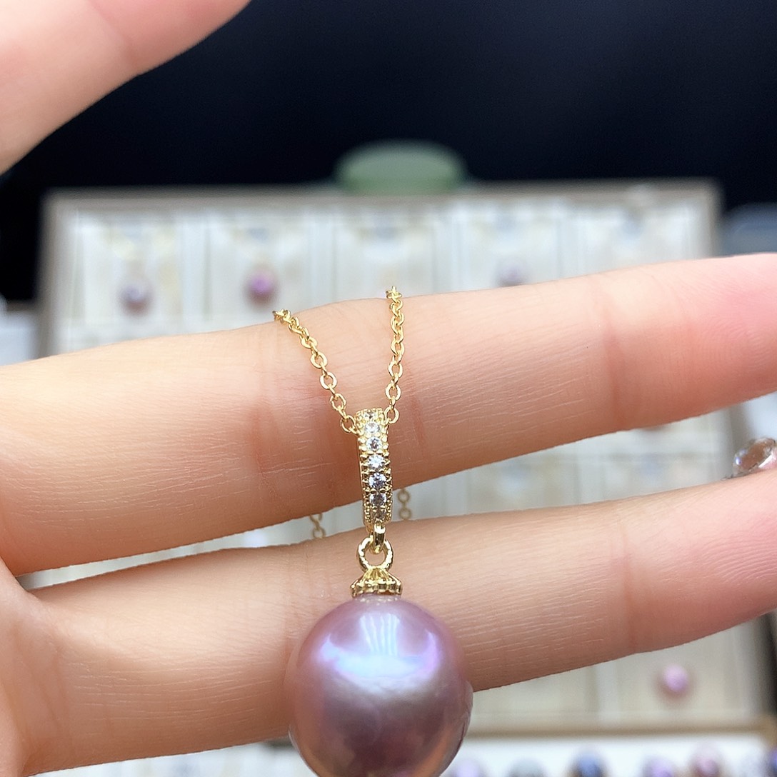 淡水珍珠颈饰合金