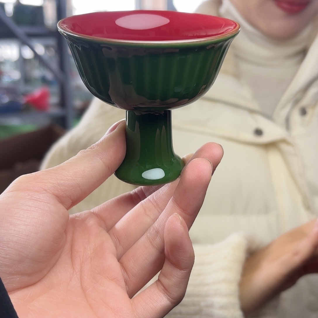 龙泉云间青瓷小米茶器