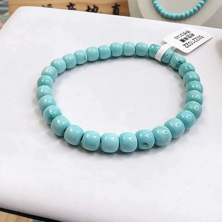 绿松石未镶嵌C天然原矿绿松石88卡6.4