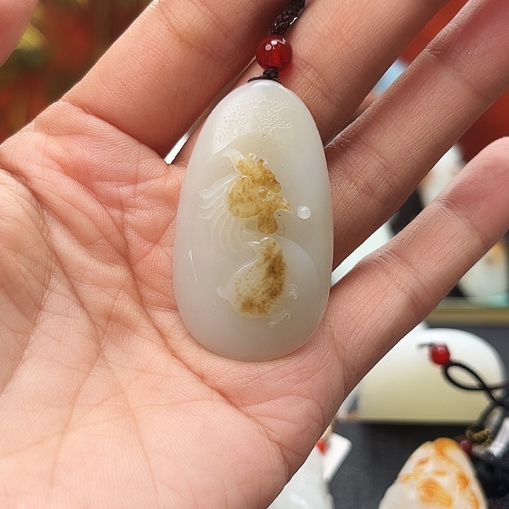 和田玉颈饰未镶嵌