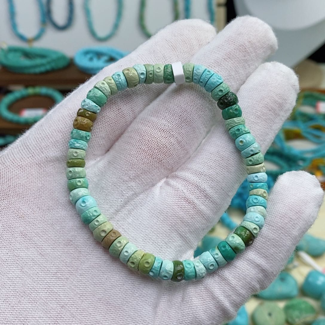 未镶嵌绿松石手串