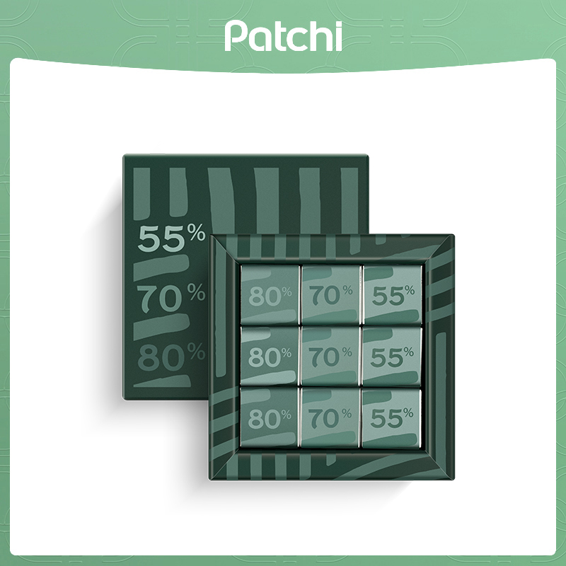 【PATCHI】迪拜芭驰三种纯度黑巧克力礼盒进口纯可可脂零食中秋礼物