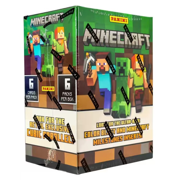 2025 panini 我的世界 收藏卡 单盒 【默认代拆】