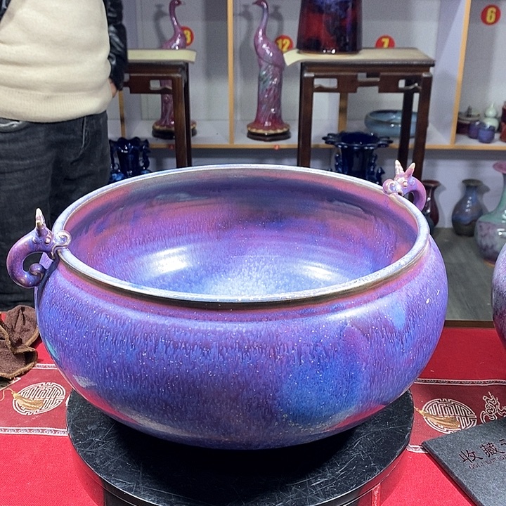 瓶中国神垕精品钧瓷