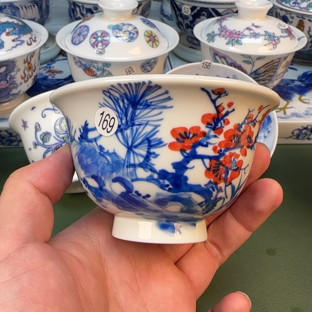 彦祖纯手工手绘茶具169