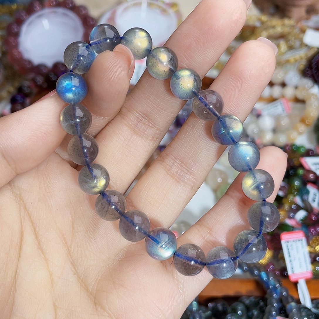 水晶手链未镶嵌一***猫天然