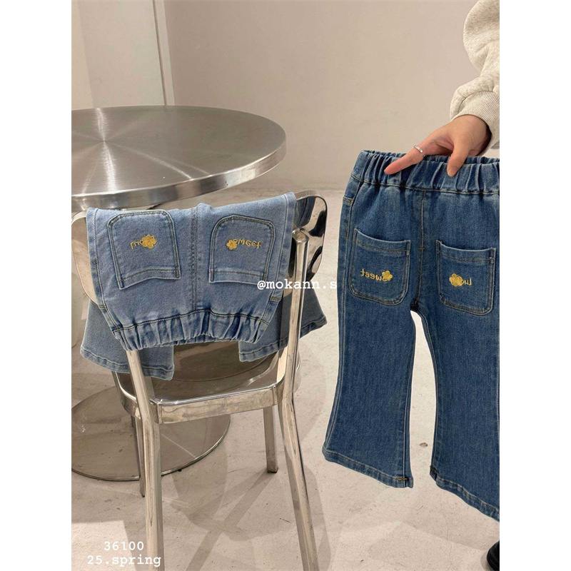 AA6~摩卡牛牛·25春~韩版牛仔裤36100
