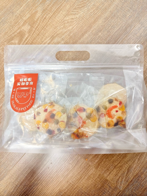 【福福】宠物零食纯手工零添加鸡肉虾仁小披萨