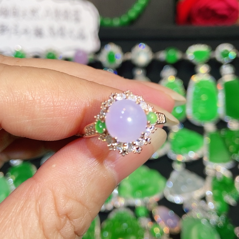 【闪购商品】未镶嵌戒指翡翠天然翡翠