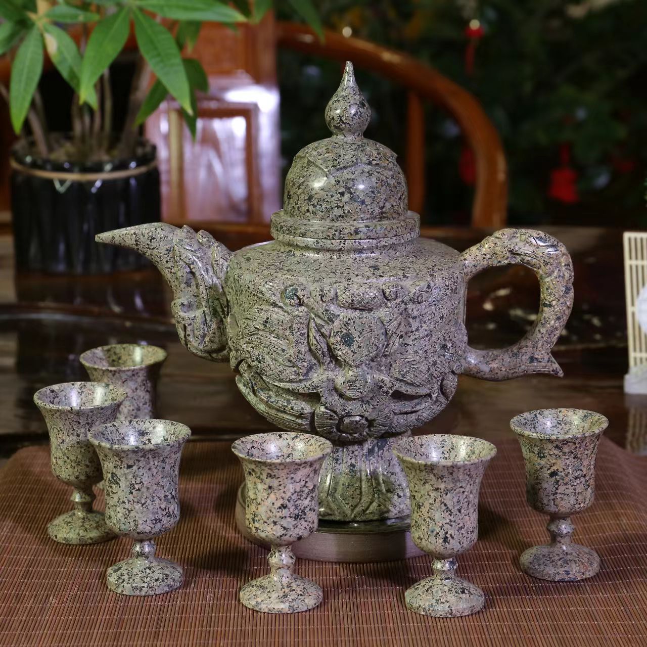 中华麦饭石【量化  高脚杯 酒杯】一只 25毫升