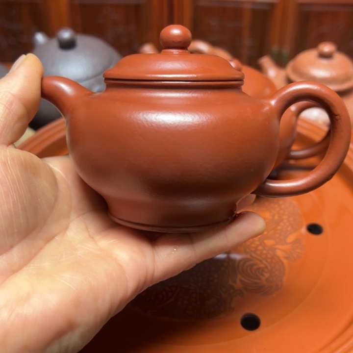 紫砂茶壶宜兴原矿小煤窑朱泥