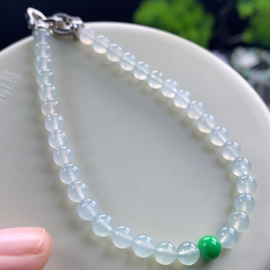 翡翠未镶嵌手链卡5