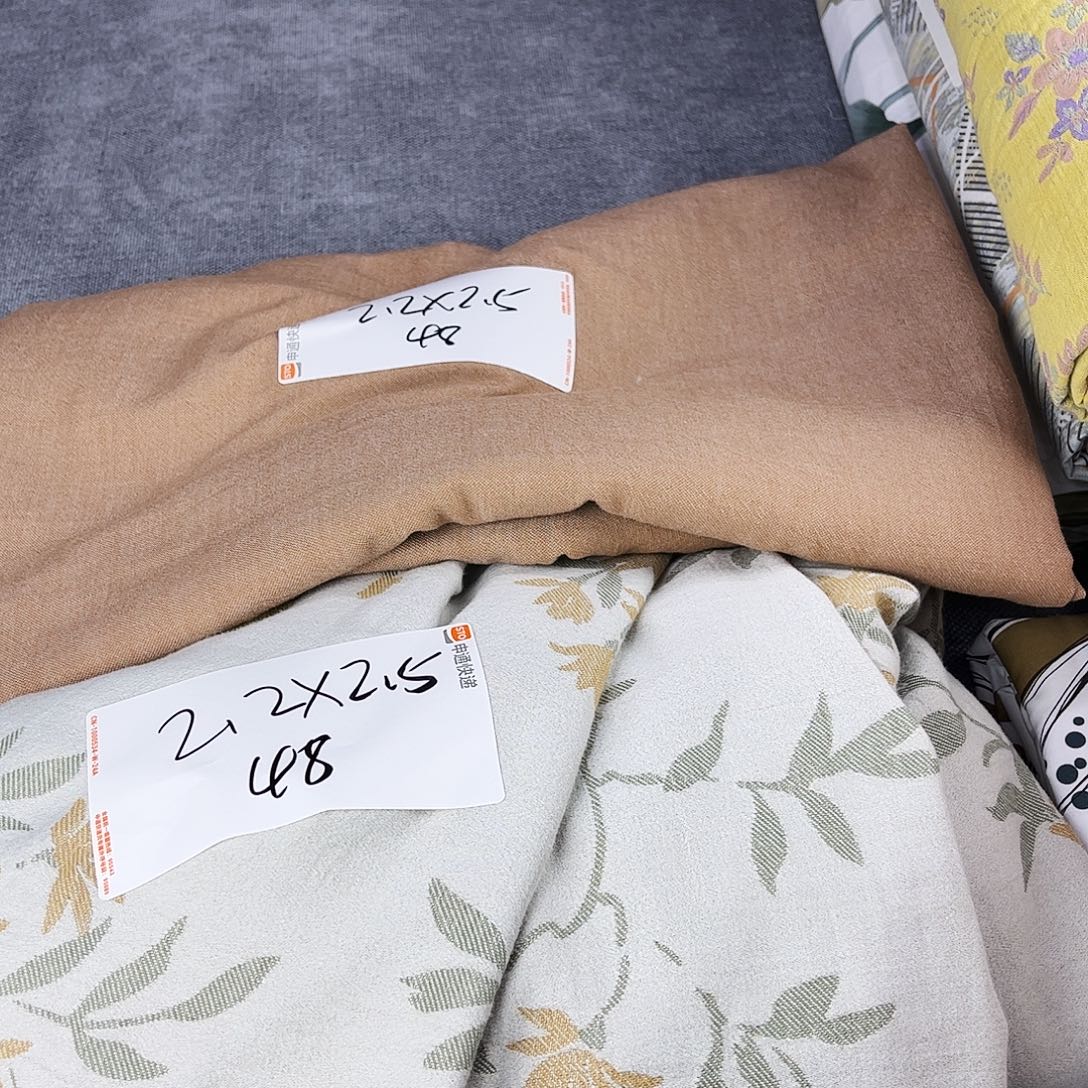 鹿毛ab版双层纱，两块布