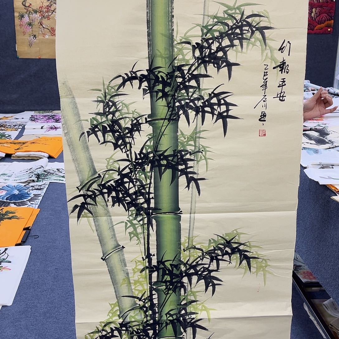 国画作品全场放漏