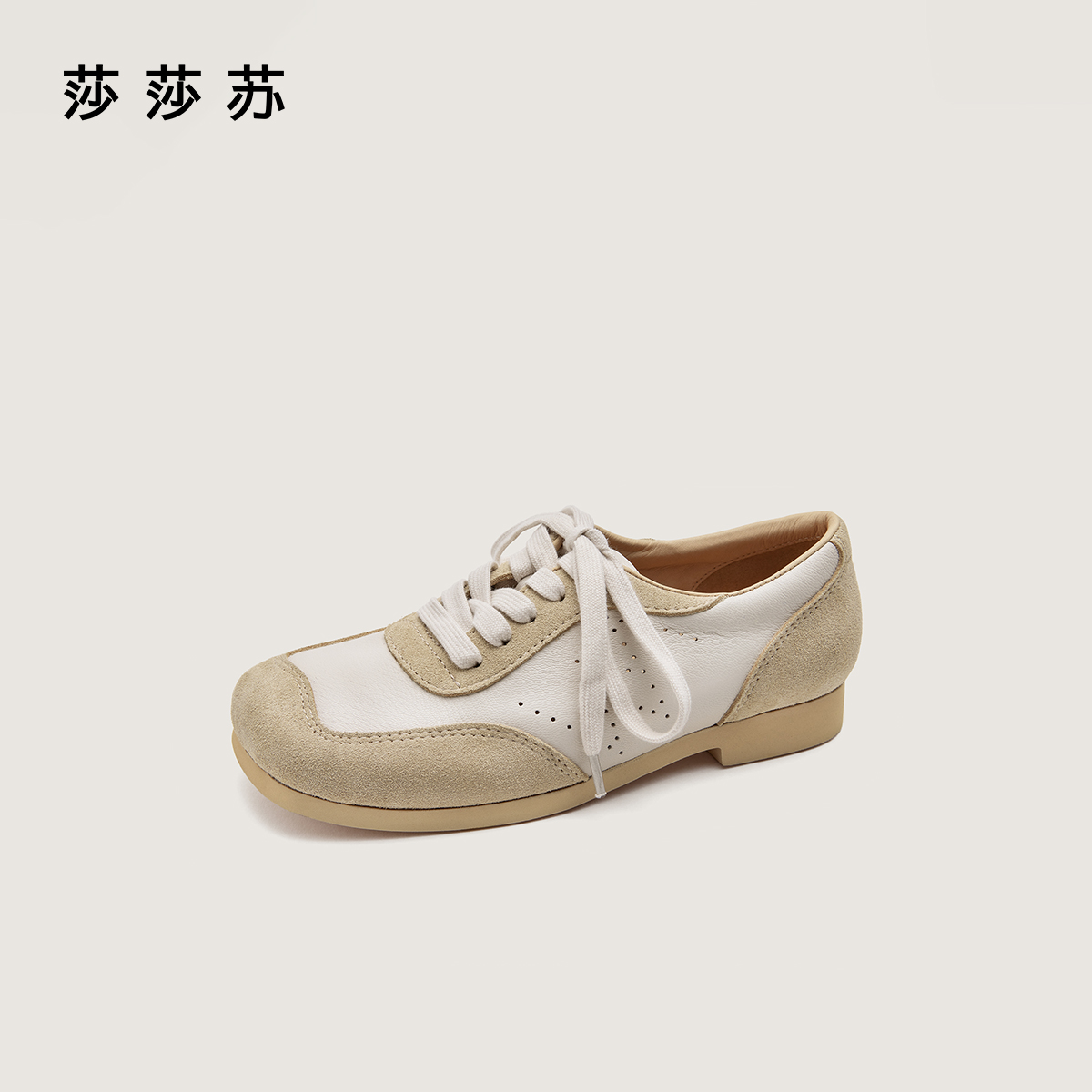 【牛轧糖】莎莎苏2025年秋季新款休闲运动舒适单鞋乐福鞋ZA65512-41