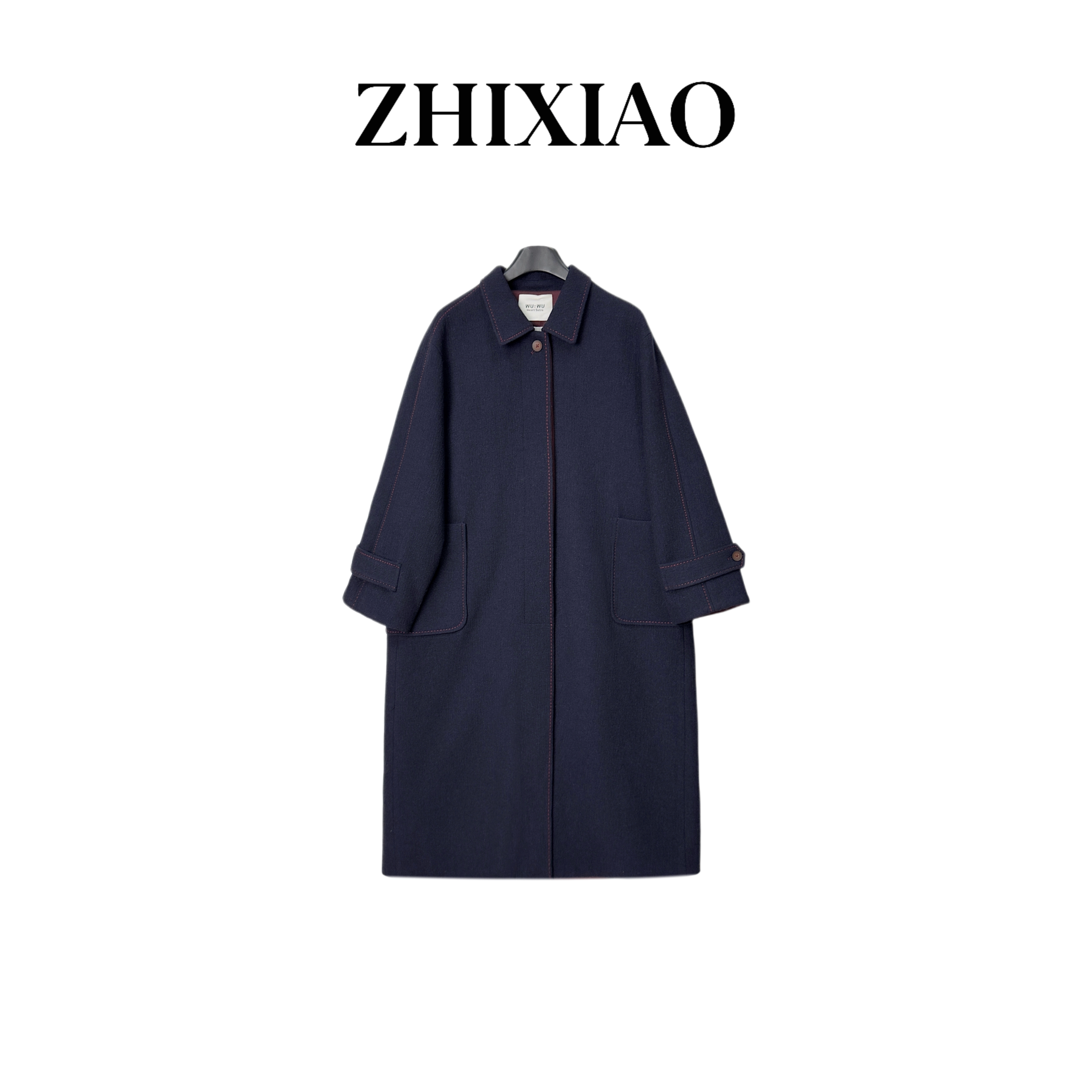 【ZHIXIAO】秋冬新款：毛呢大衣75080