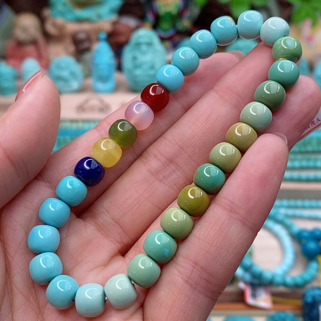 绿松石珠宝奇石未镶嵌