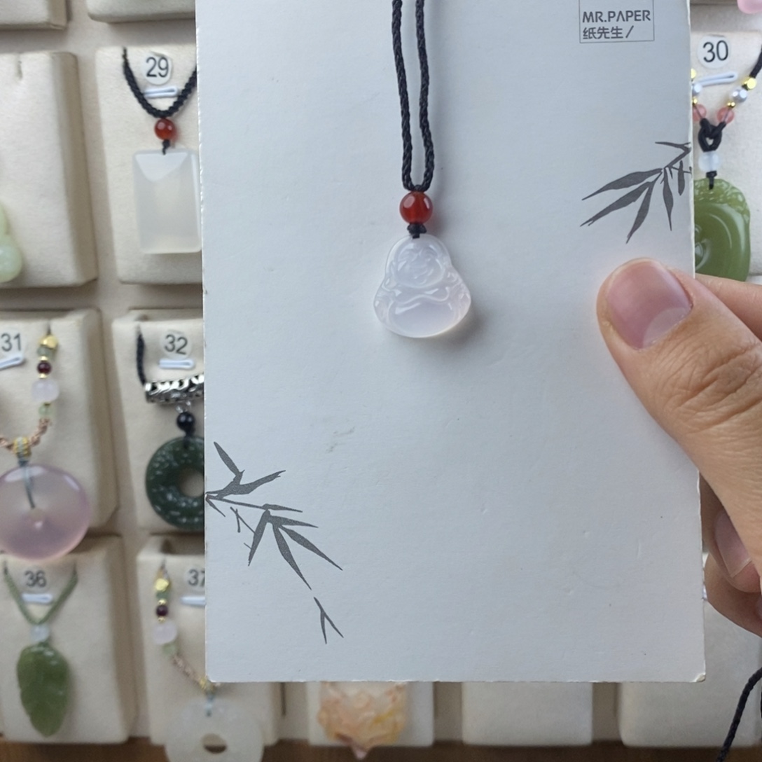 玛瑙/玉髓合金颈饰