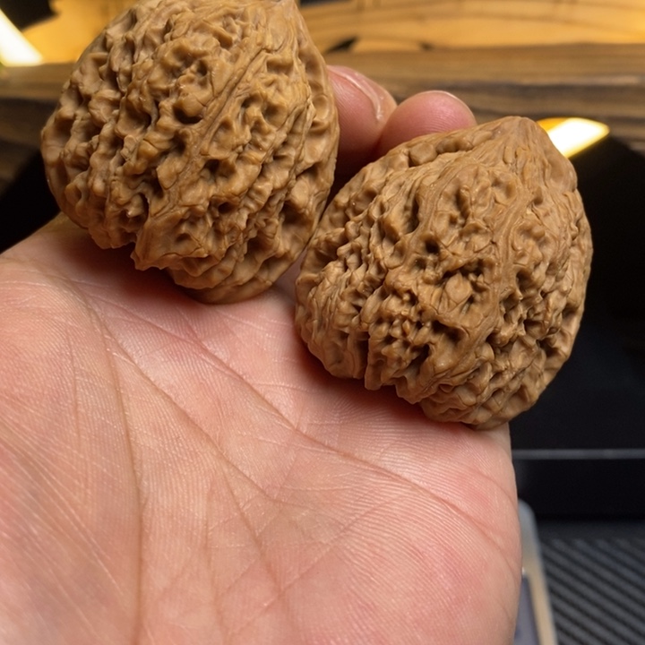 奔***汉把件文玩核桃42高炮天残小龟打折