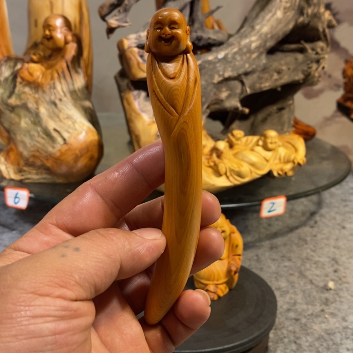【闪购商品】柏木（崖柏）木雕工艺品摆件家居手把件一手货源