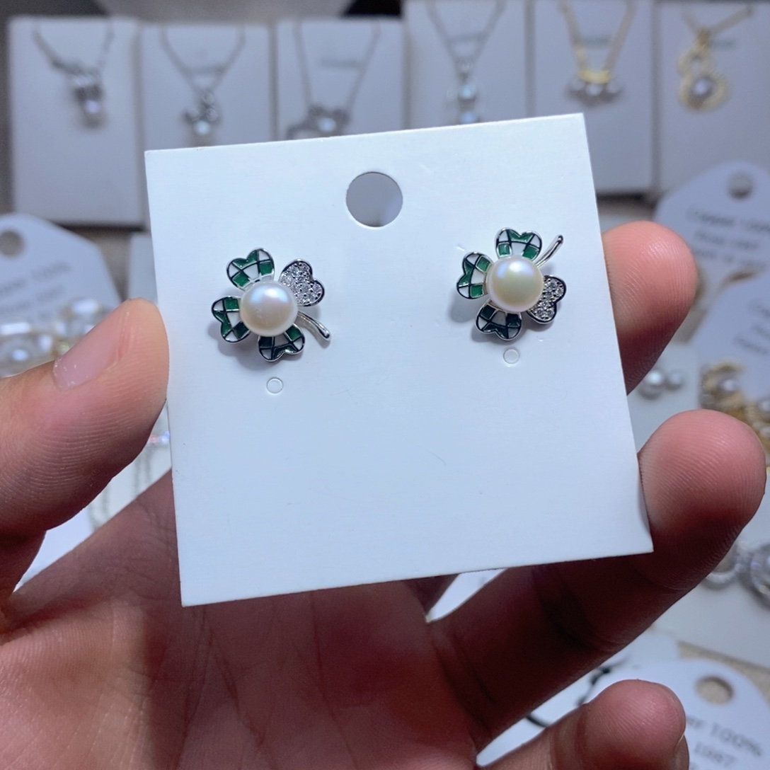 未镶嵌淡水珍珠耳饰