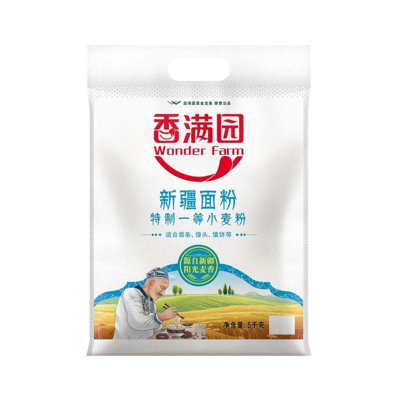 香满园新疆面粉特制一等小麦粉5kg