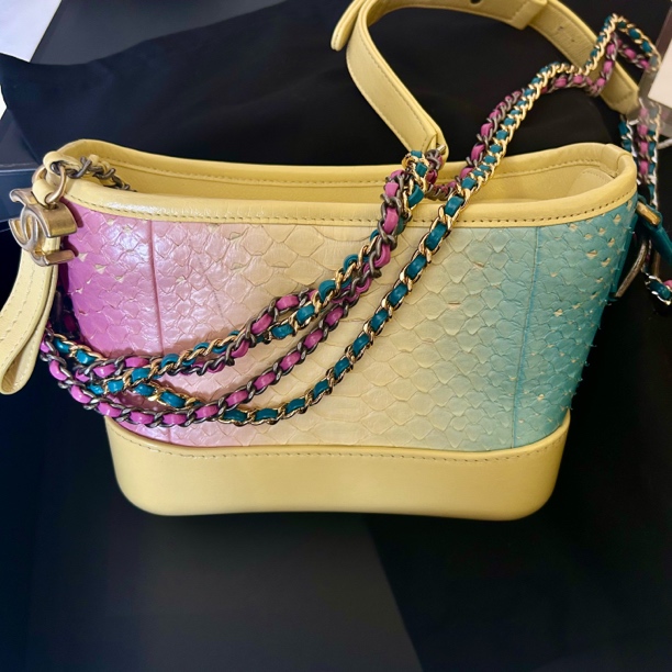 95新 Chanel/香奈儿 多多奢品/香奈儿稀有皮流浪包/98新包展