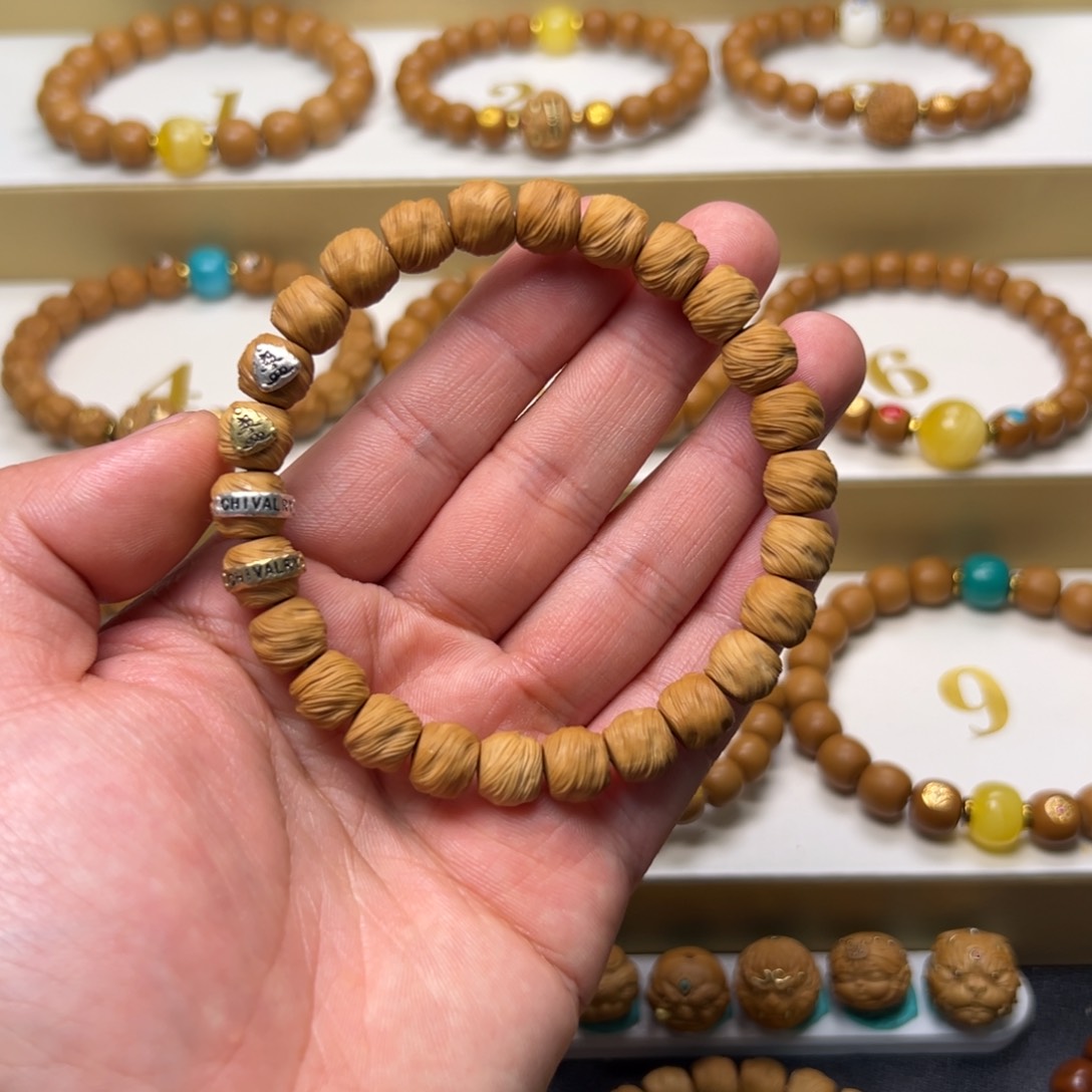 猴头核桃吊坠鬼印 9➕ 镶嵌 原色全品