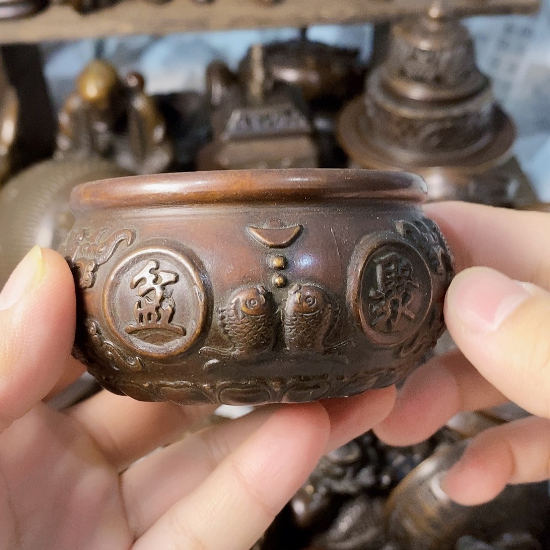 精品文玩铜器摆件 