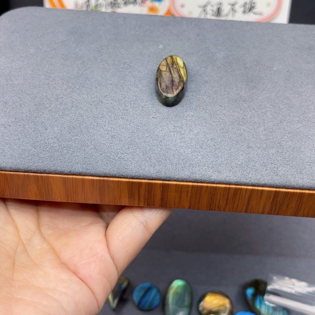 香***丁长石颈饰银S925镶嵌