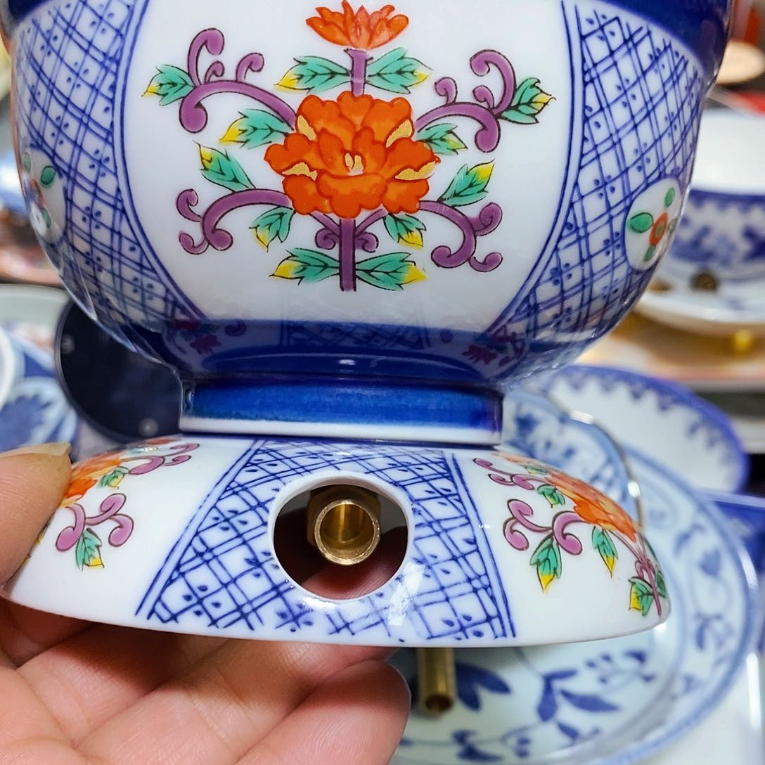 文创手改陶瓷茶道具金*