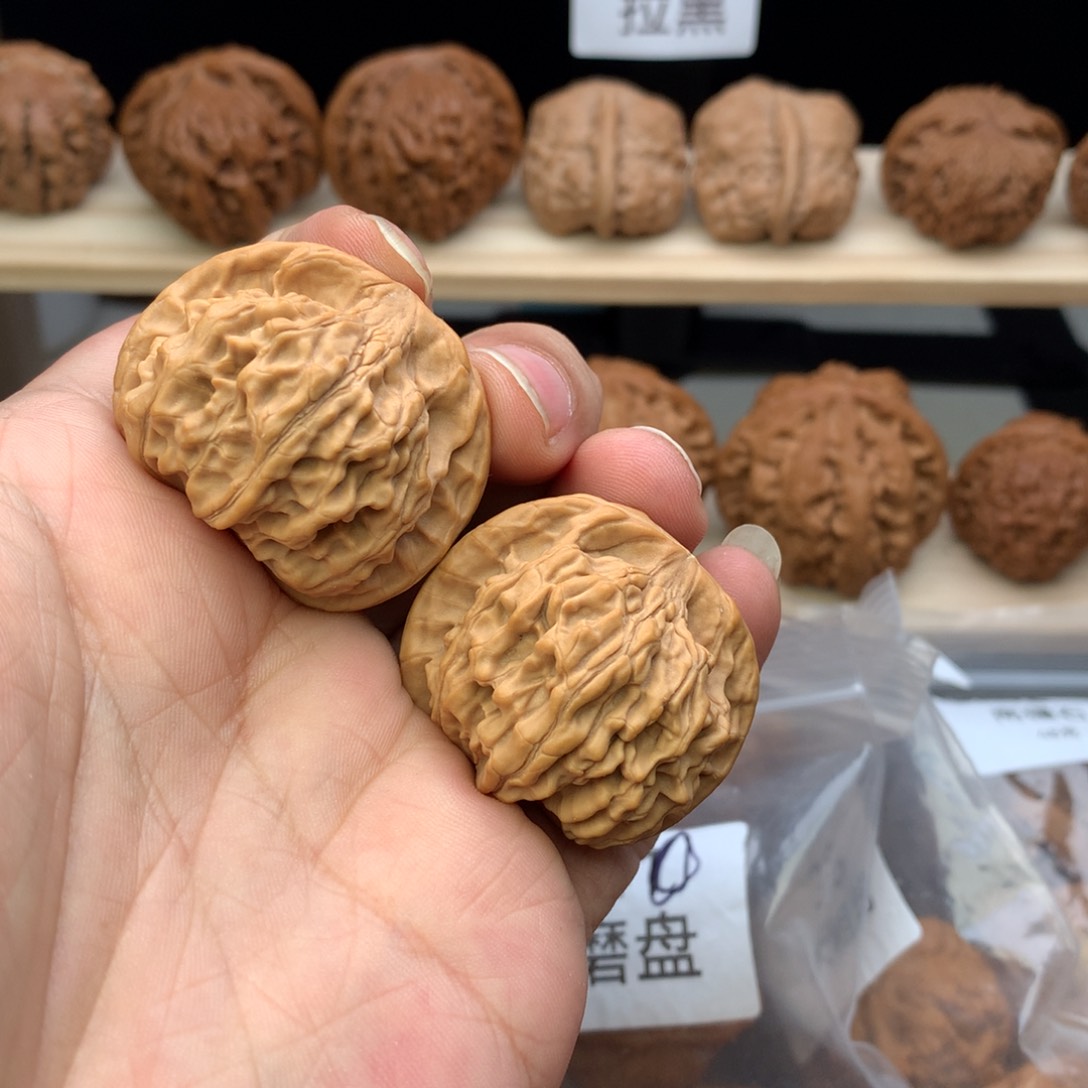 文玩核桃把件38尺全品无修天地