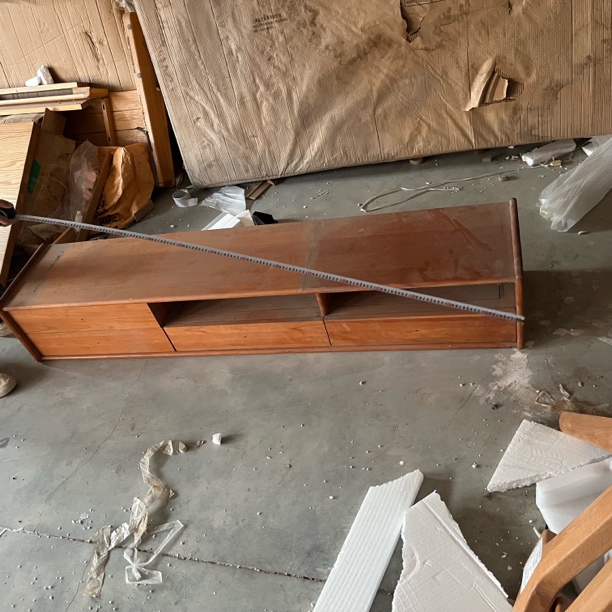 樱桃木电视柜175×36瑕疵无售后木工5903