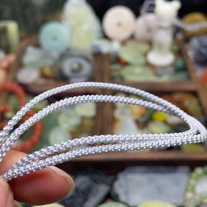 蛇纹石玉挂件合金?****田