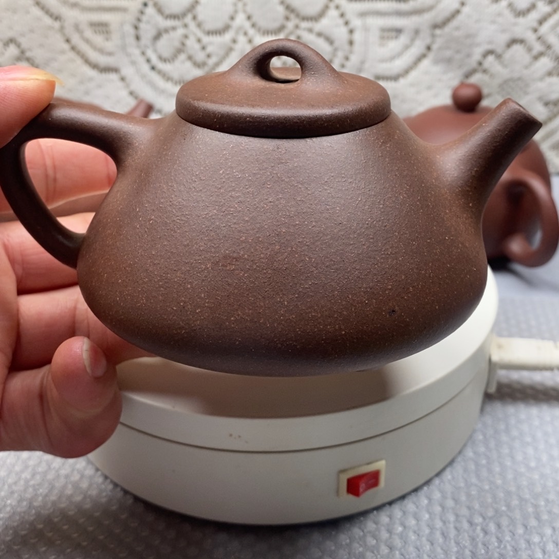 L***沫紫砂茶壶天青泥微瑕