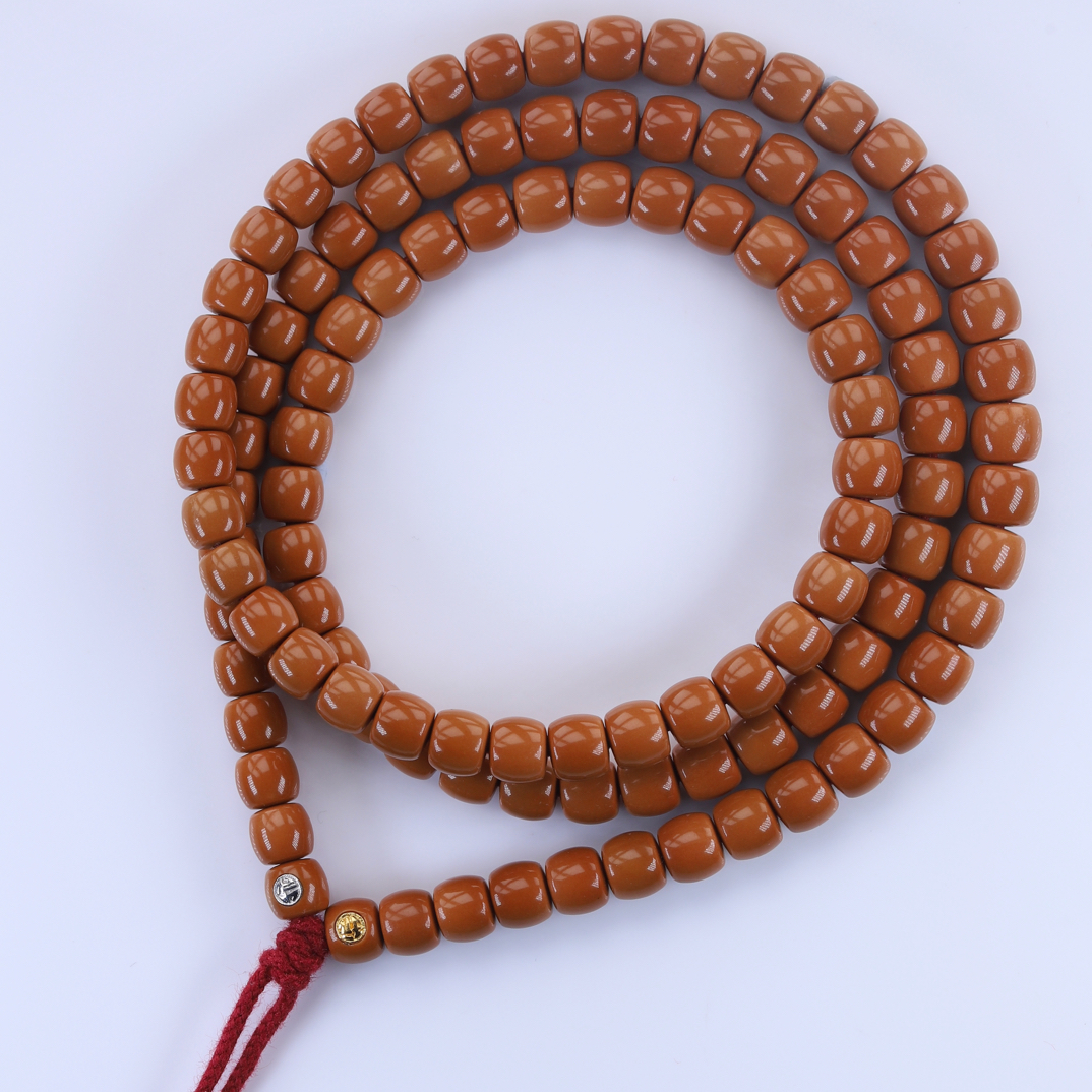 天承系列核尖108 野生老挝核同枝料 尺寸：6.3mm