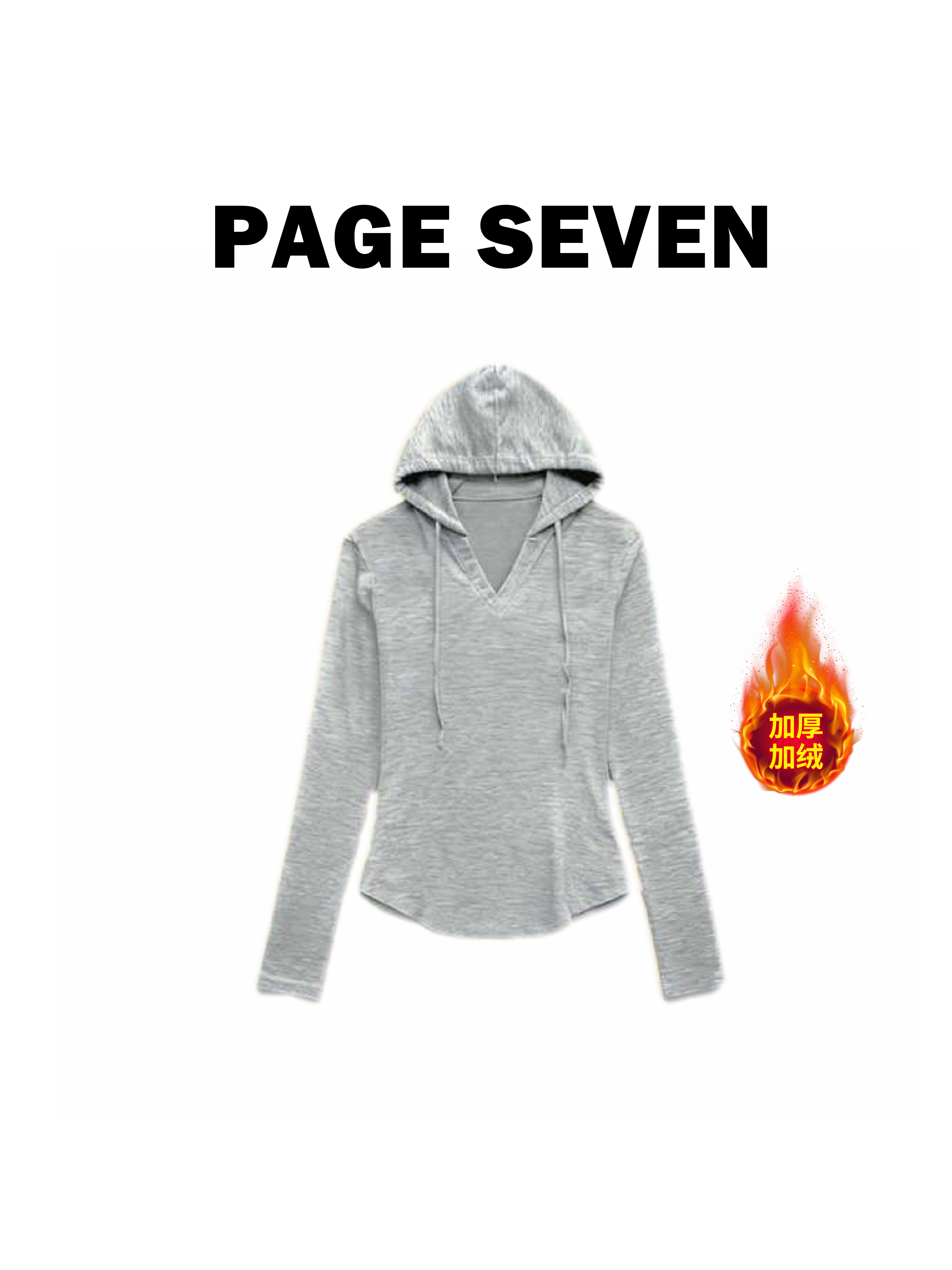 2025年秋冬连帽修身款高弹羊毛衫时尚百搭减龄T恤60449