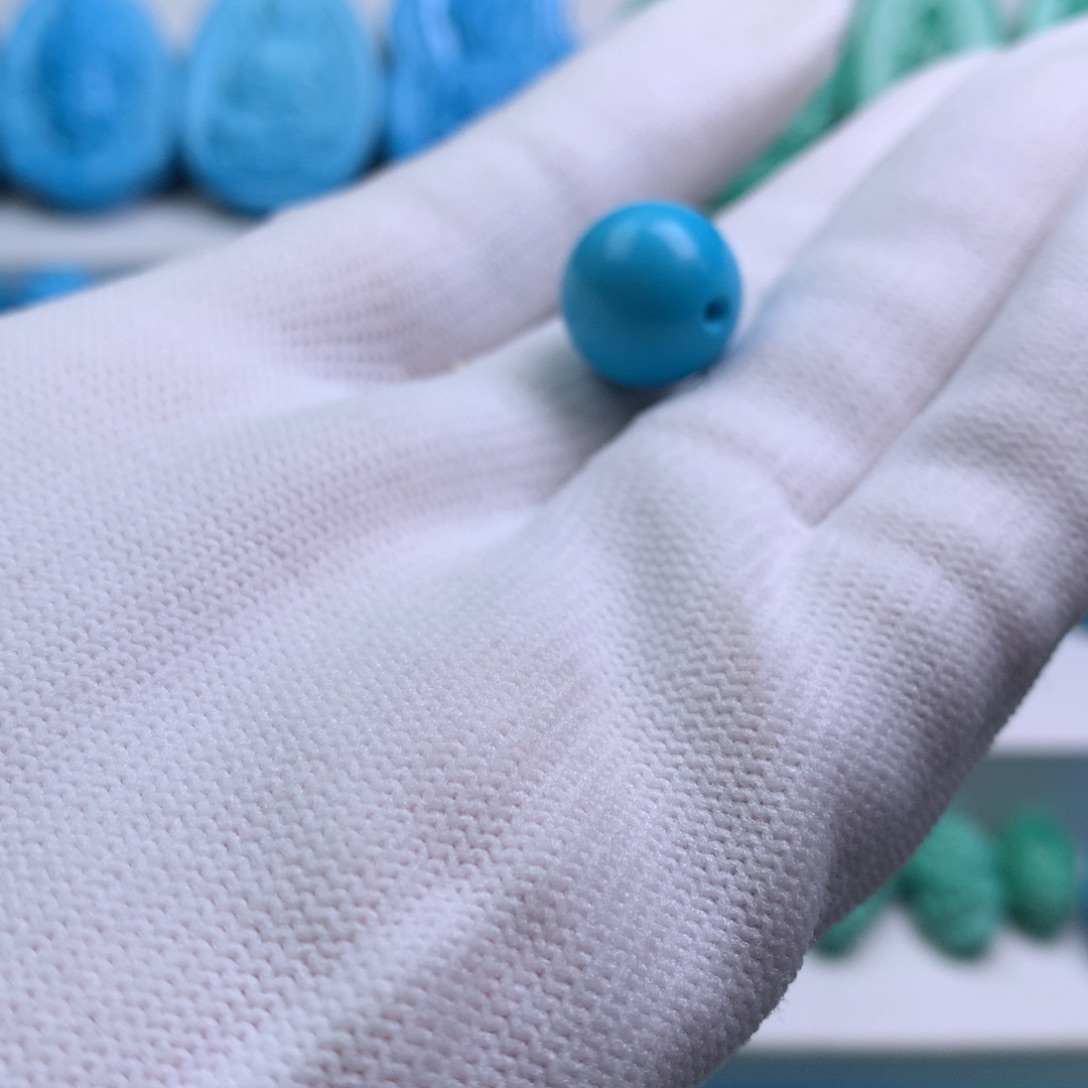 湖北批发精挑绿色矿原创手串108 以介绍为准