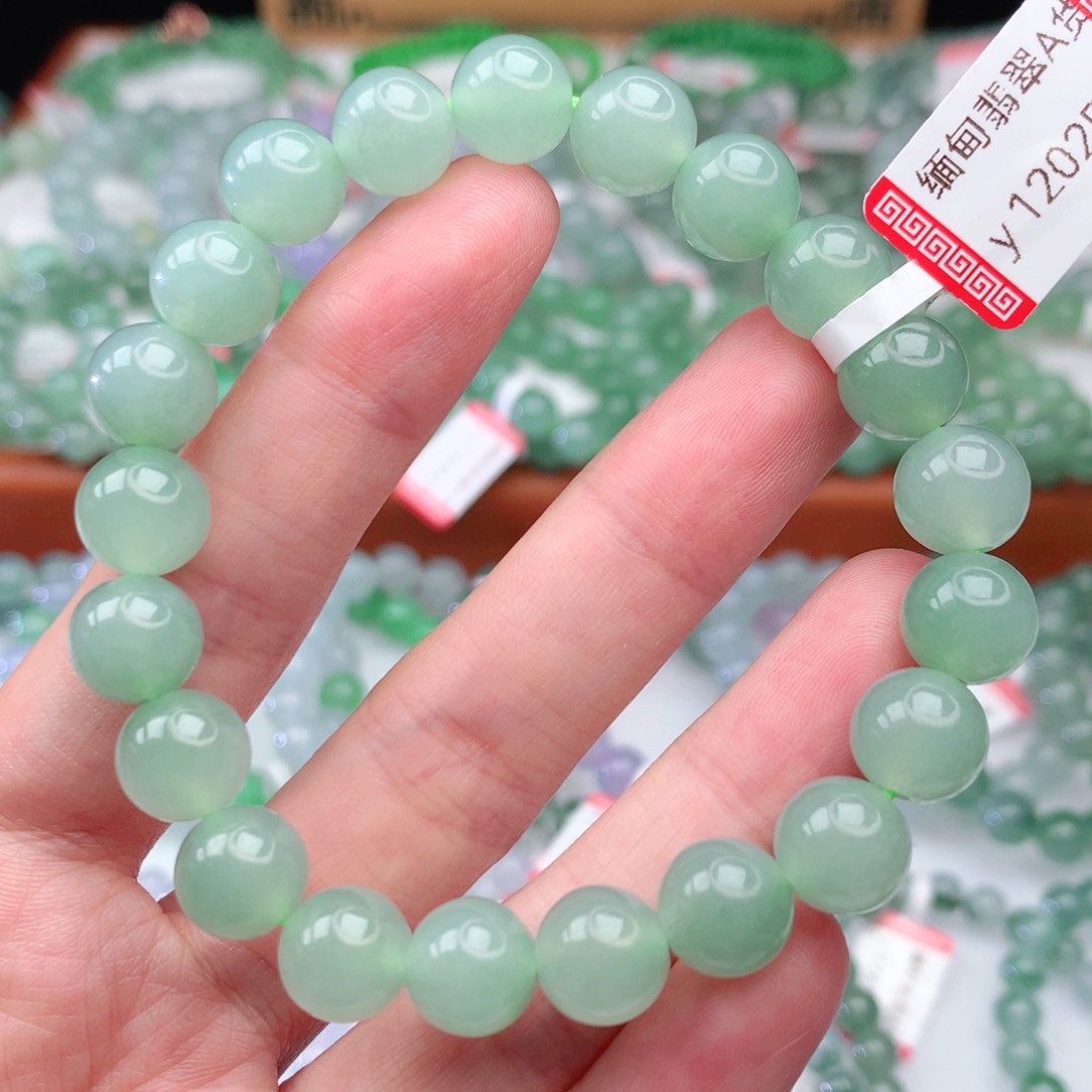 翡翠手链未镶嵌翡翠9.5mm