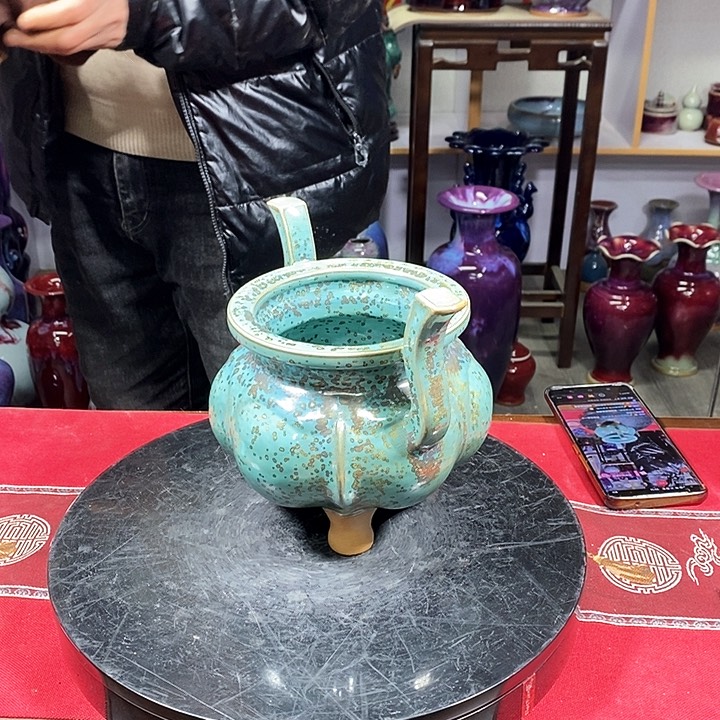 瓶中国神垕精品钧瓷