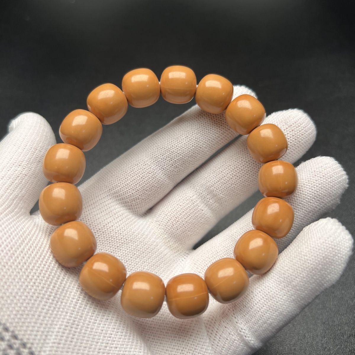 全品无修大老型龙炎料猴头核桃手串