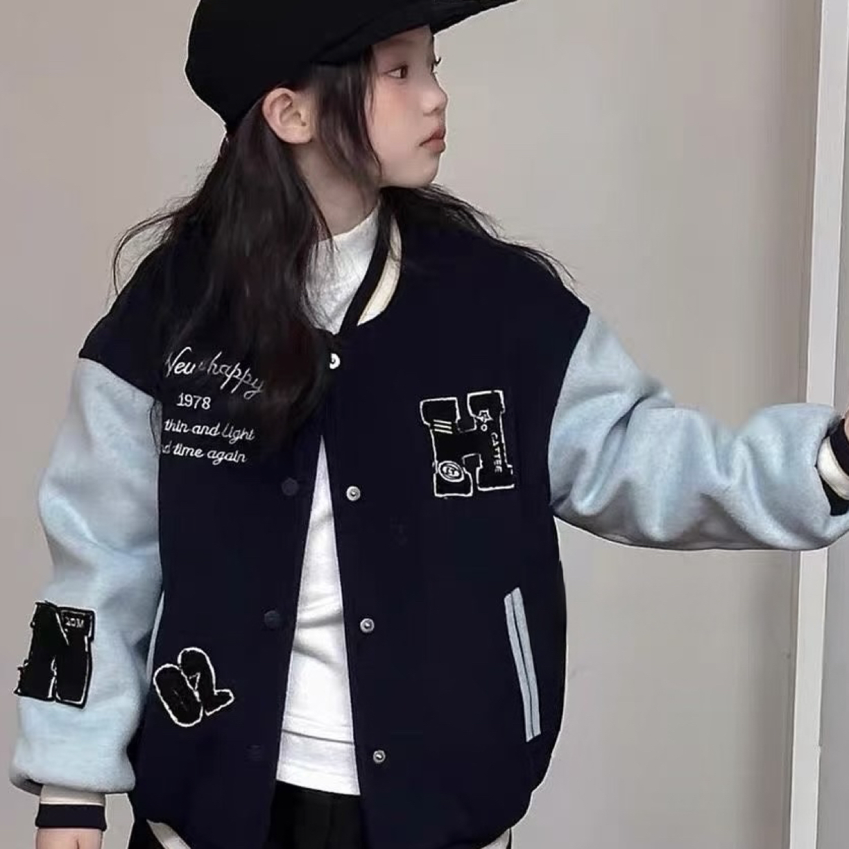 &苏珊&新款冬款加棉棒球服外套男童女童